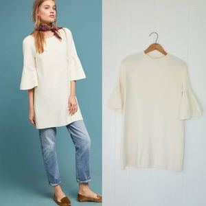 Anthro Moth Chester Bell Sleeved Sweater Dress